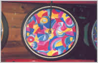 Ein Wheel Disc aus der Nhe betrachtet